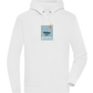 Itadakimasu Design - Premium unisex hoodie_WHITE_front