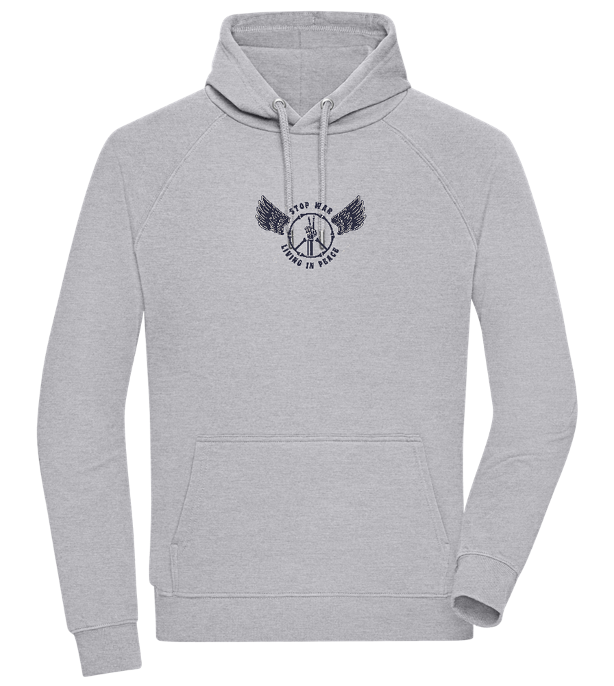 Living In Peace Design - Comfort unisex hoodie_ORION GREY II_front