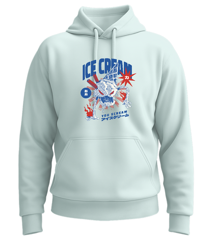 Ice Cream You Scream Design - Premium Essential Unisex Hoodie_ARCTIC BLUE_front