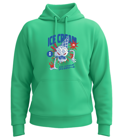 Ice Cream You Scream Design - Premium Essential Unisex Hoodie_SPRING GREEN_front
