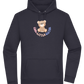 Cool Little Sister Teddy Bear Design - Premium Essential Unisex Hoodie_FRENCH NAVY_front