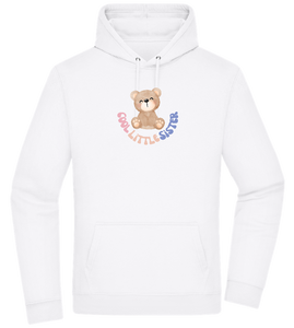 Cool Little Sister Teddy Bear Design - Premium Essential Unisex Hoodie