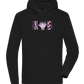 Confused Design - Premium unisex hoodie_BLACK_front