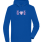 Confused Design - Premium unisex hoodie_ROYAL_front