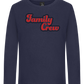Family Crew Design - Premium kids long sleeve t-shirt_FRENCH NAVY_front