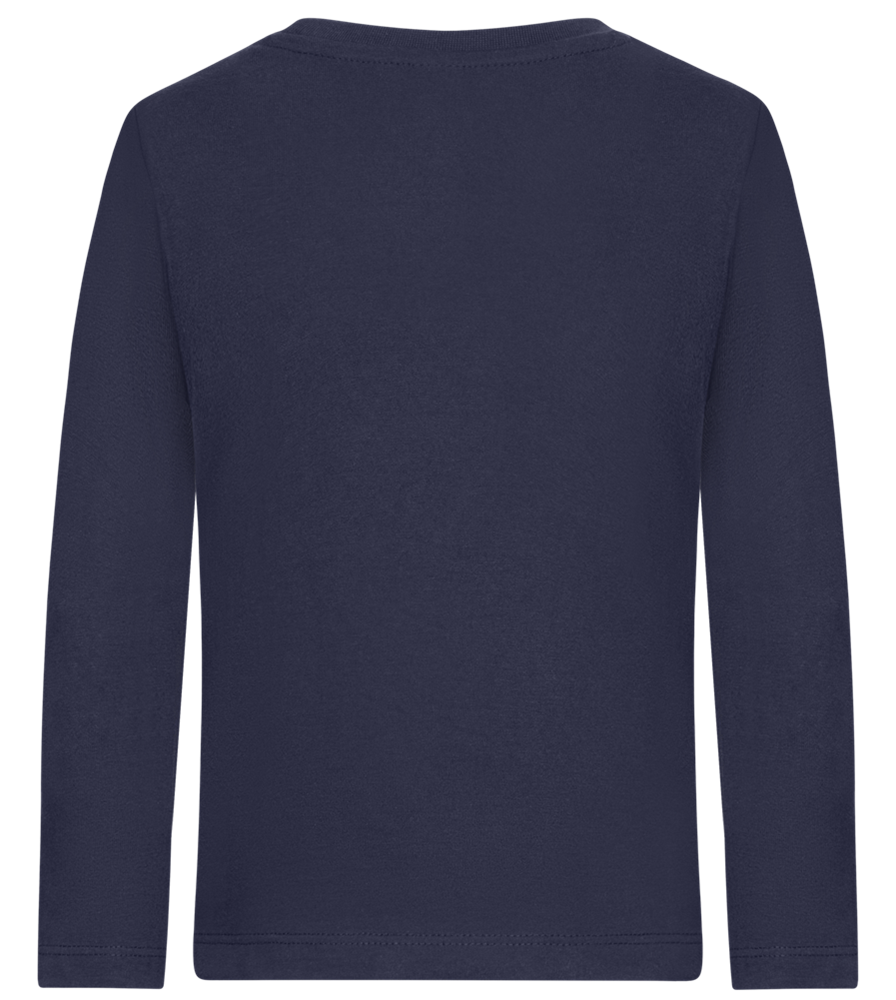 Family Crew Design - Premium kids long sleeve t-shirt_FRENCH NAVY_back