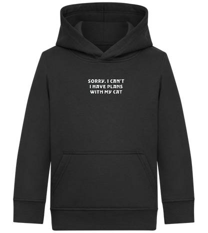 Big Plans Design - Comfort Kids Hoodie_BLACK_front