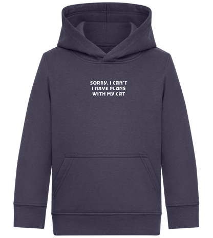 Big Plans Design - Comfort Kids Hoodie_FRENCH NAVY_front