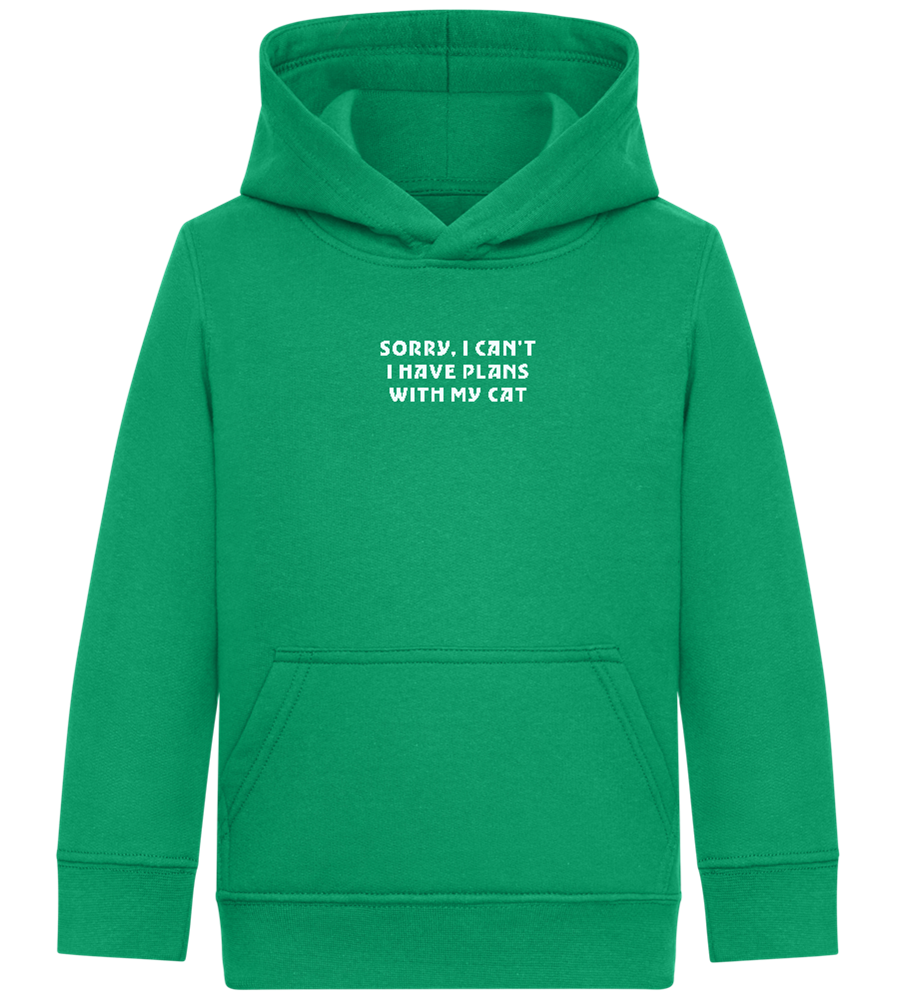 Big Plans Design - Comfort Kids Hoodie_MEADOW GREEN_front