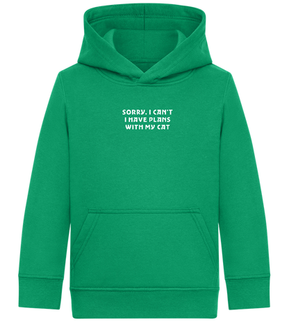 Big Plans Design - Comfort Kids Hoodie_MEADOW GREEN_front