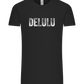 Delulu Design - Comfort Unisex T-Shirt_DEEP BLACK_front