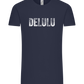 Delulu Design - Comfort Unisex T-Shirt_FRENCH NAVY_front