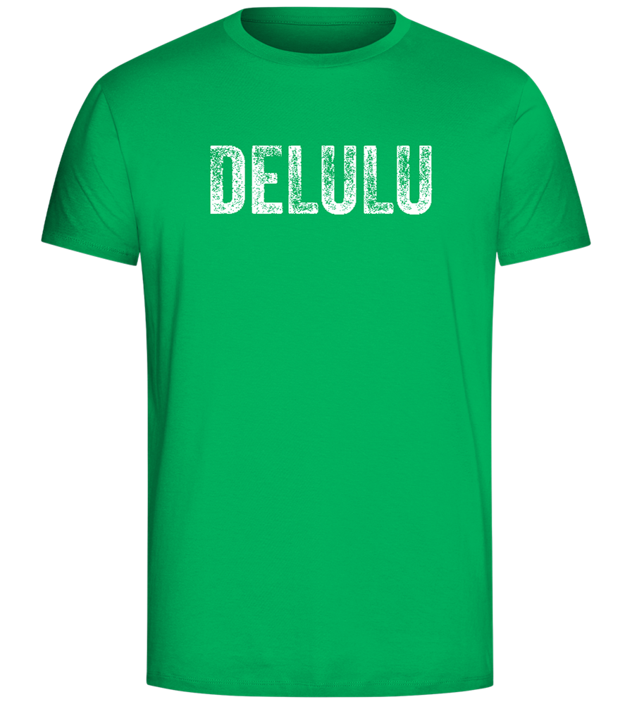 Delulu Design - Comfort Unisex T-Shirt_SPRING GREEN_front