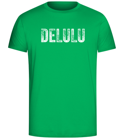 Delulu Design - Comfort Unisex T-Shirt_SPRING GREEN_front