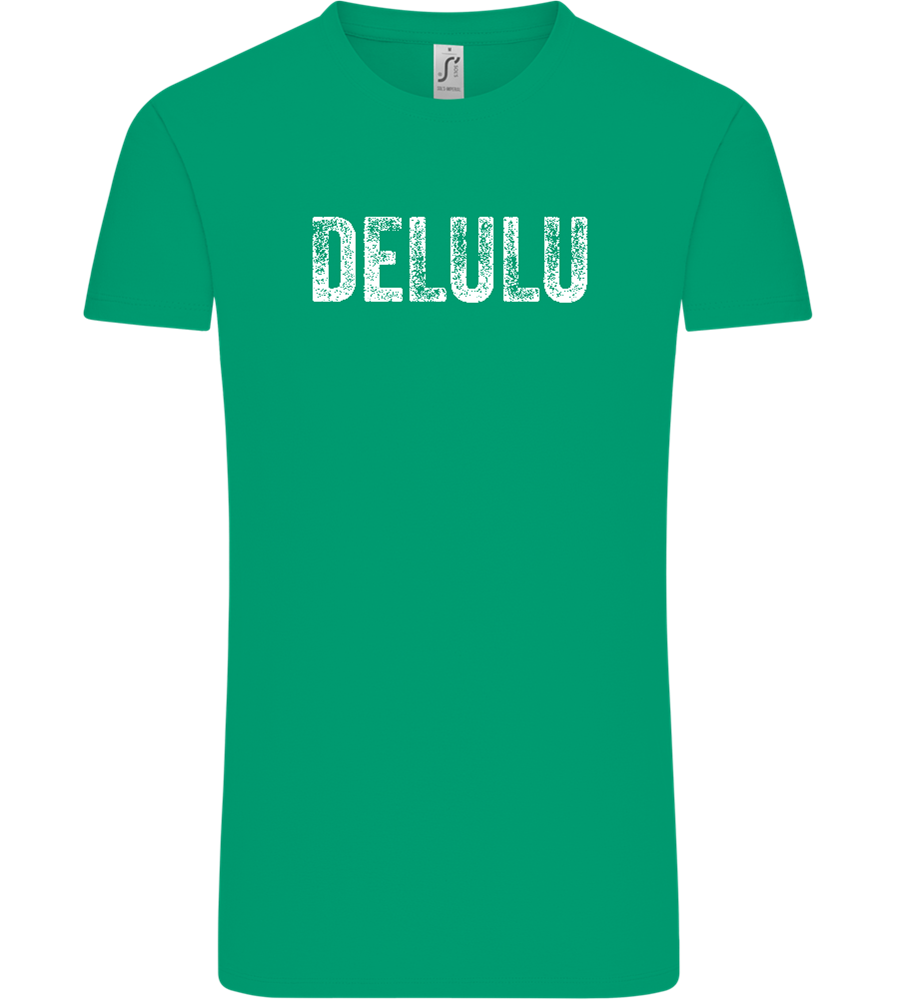 Delulu Design - Comfort Unisex T-Shirt_SPRING GREEN_front