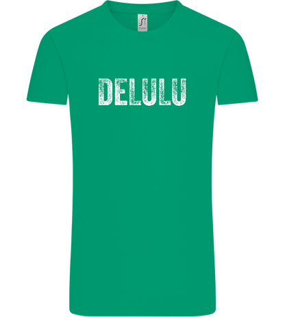 Delulu Design - Comfort Unisex T-Shirt_SPRING GREEN_front