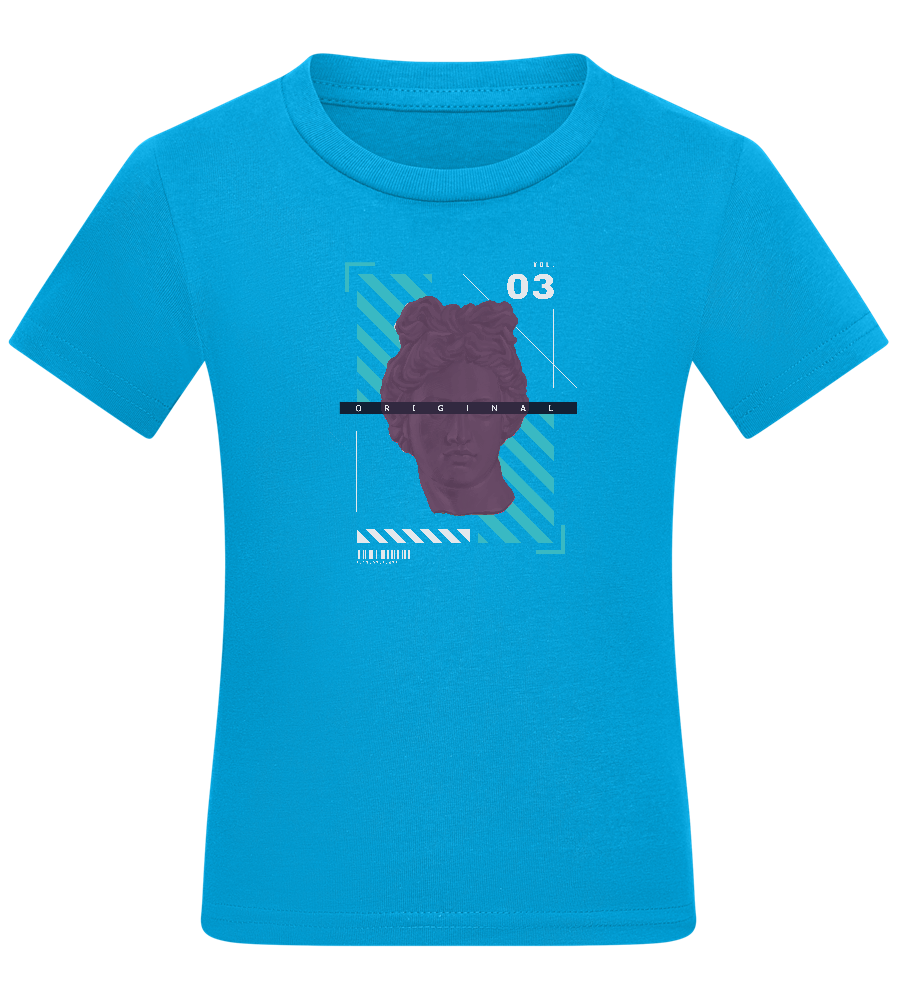 The Original Angel Design - Comfort kids fitted t-shirt_TURQUOISE_front