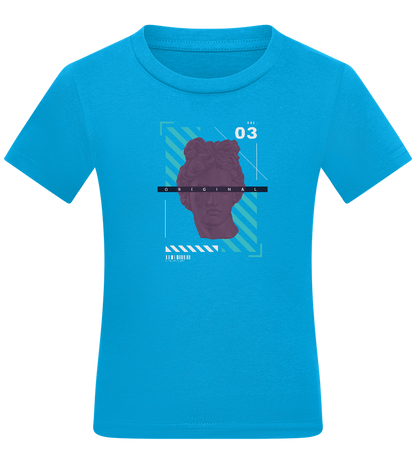 The Original Angel Design - Comfort kids fitted t-shirt_TURQUOISE_front