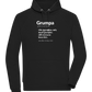 Grumpa Design - Comfort unisex hoodie_BLACK_front