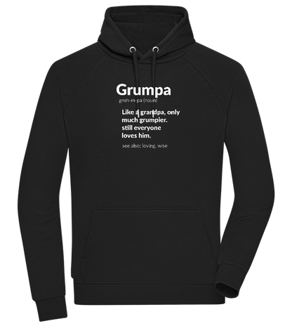 Grumpa Design - Comfort unisex hoodie_BLACK_front