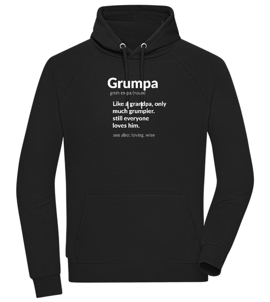 Grumpa Design - Comfort unisex hoodie_BLACK_front