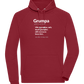 Grumpa Design - Comfort unisex hoodie_BORDEAUX_front