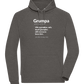 Grumpa Design - Comfort unisex hoodie_CHARCOAL CHIN_front