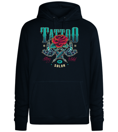 Stay Wild Design - Premium unisex hoodie_BLACK_front