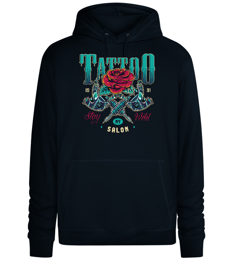 Stay Wild Design - Premium unisex hoodie_BLACK_front