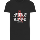 Fake Love Design - Basic Unisex T-Shirt_DEEP BLACK_front