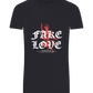 Fake Love Design - Basic Unisex T-Shirt_FRENCH NAVY_front