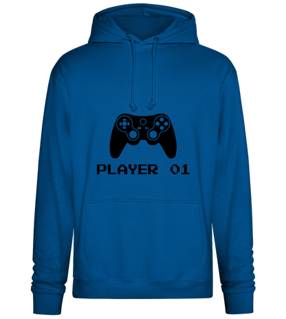 Player 001 Design - Premium Essential Unisex Hoodie_ROYAL_front