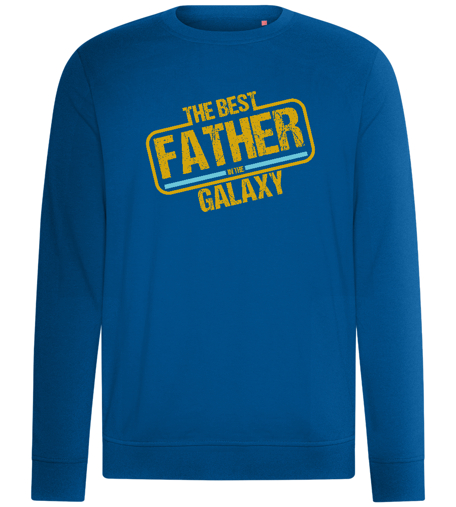 Best Father In Galaxy Design - Comfort unisex sweater_ROYAL_front