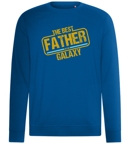 Best Father In Galaxy Design - Comfort unisex sweater_ROYAL_front