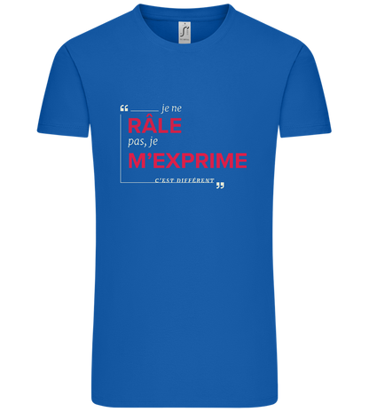 Express Yourself Design - Comfort Unisex T-Shirt_ROYAL_front
