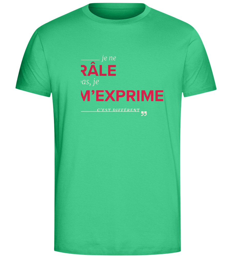 Express Yourself Design - Comfort Unisex T-Shirt_SPRING GREEN_front