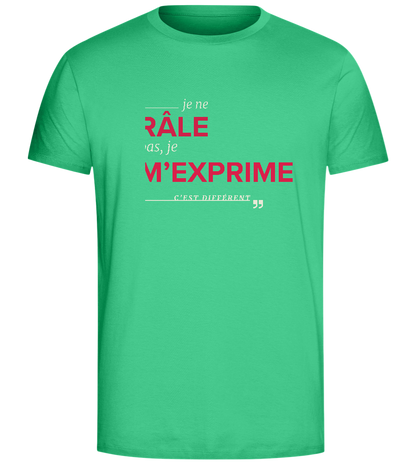 Express Yourself Design - Comfort Unisex T-Shirt_SPRING GREEN_front