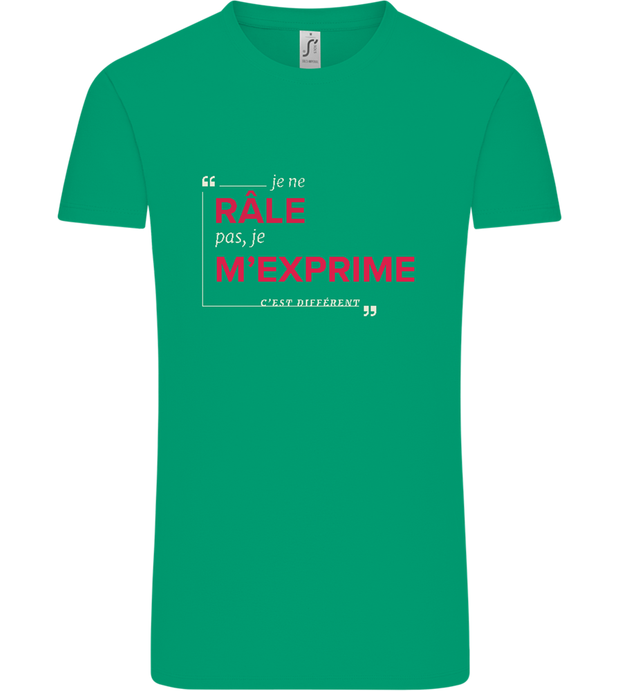 Express Yourself Design - Comfort Unisex T-Shirt_SPRING GREEN_front