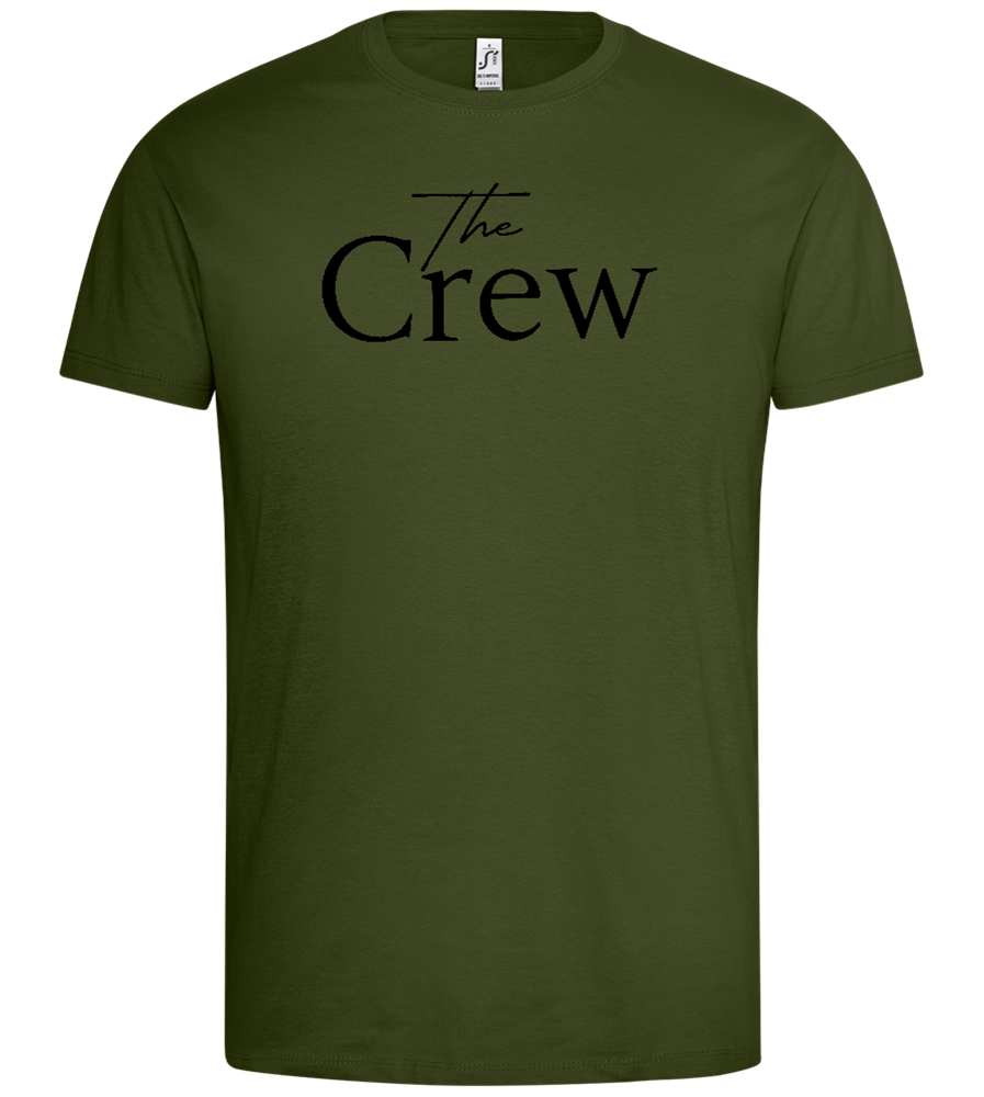 It's The Crew - Premium men's t-shirt_DARK KHAKI_front