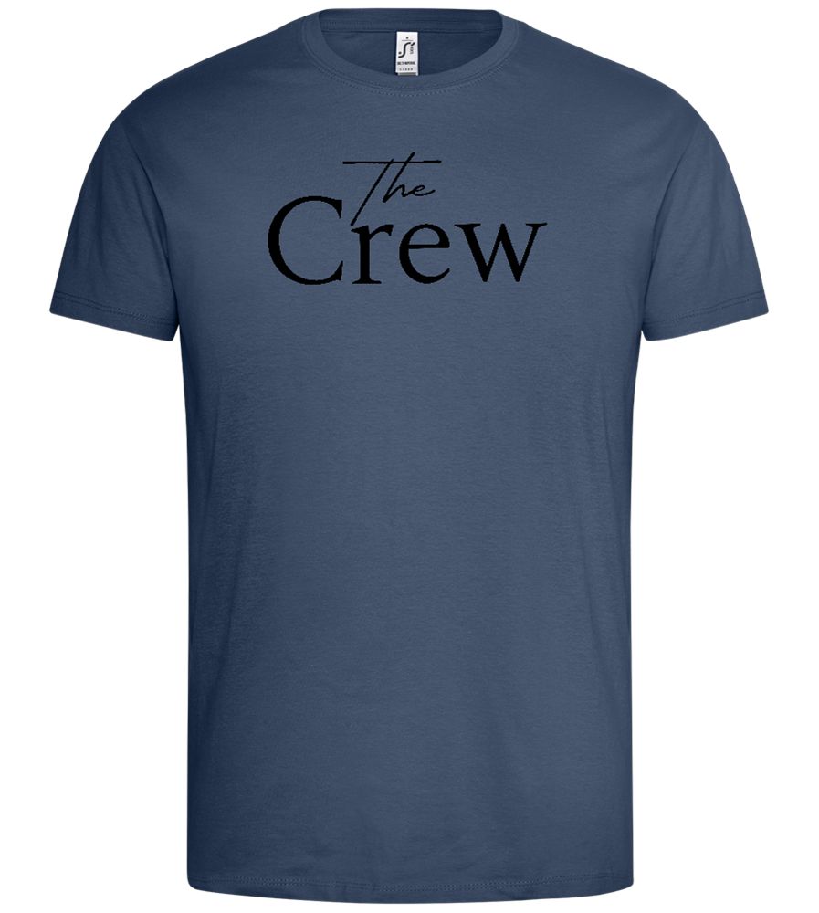 It's The Crew - Premium men's t-shirt_DENIM_front