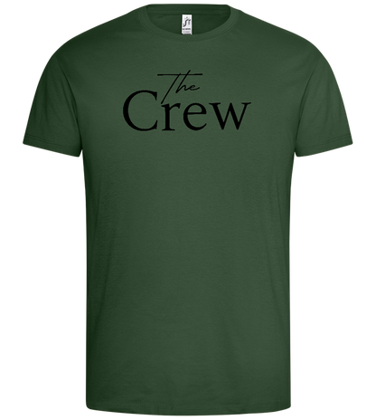 It's The Crew - Premium men's t-shirt_GREEN BOTTLE_front