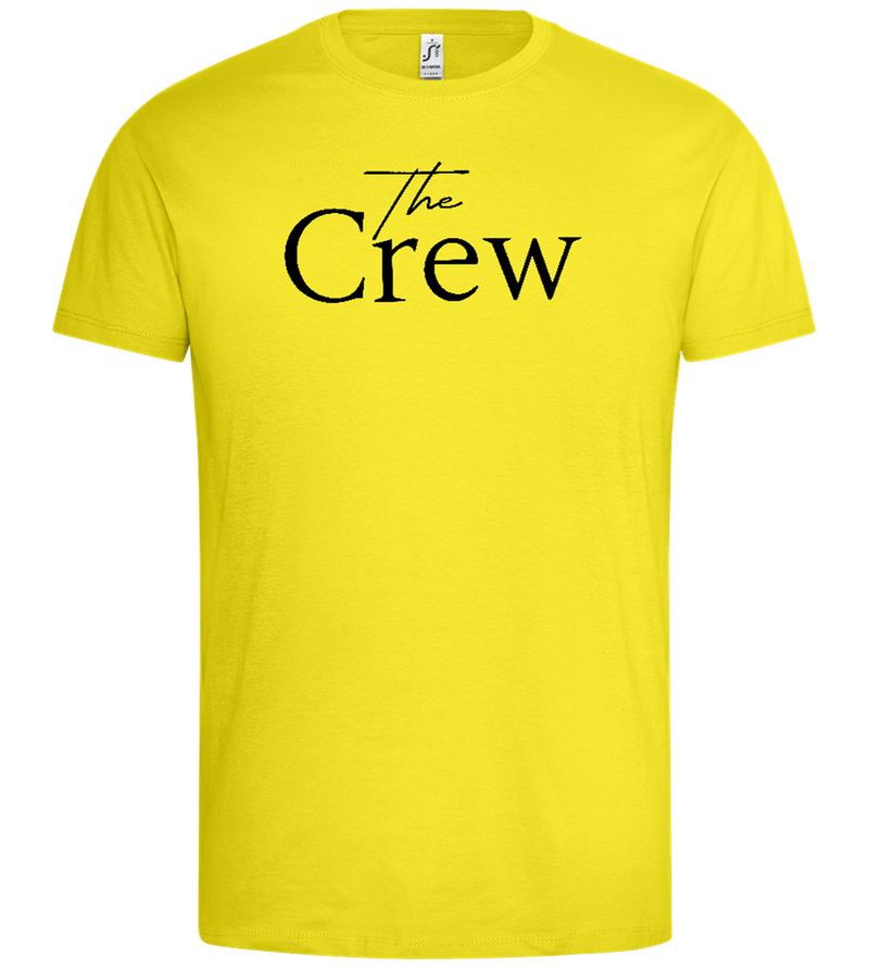 It's The Crew Design - Premium men's t-shirt_LEMON_front