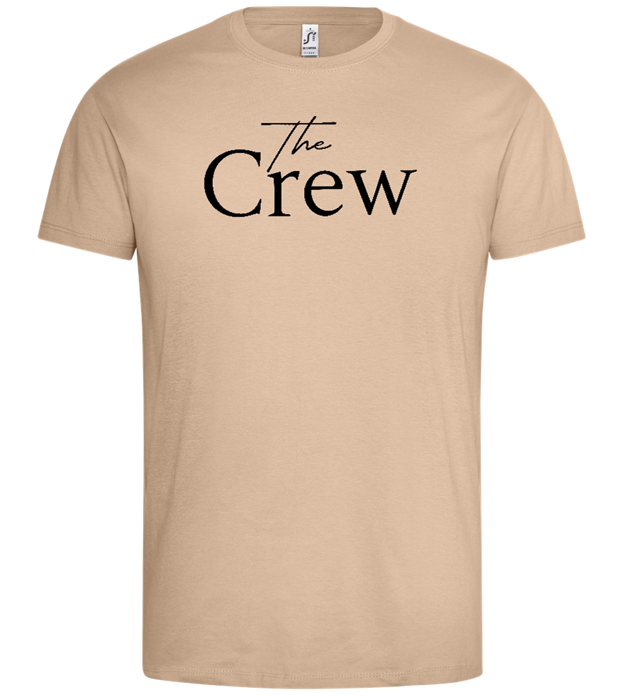 It's The Crew - Premium men's t-shirt_SAND_front