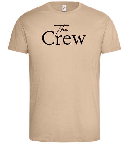 It's The Crew - Premium men's t-shirt_SAND_front