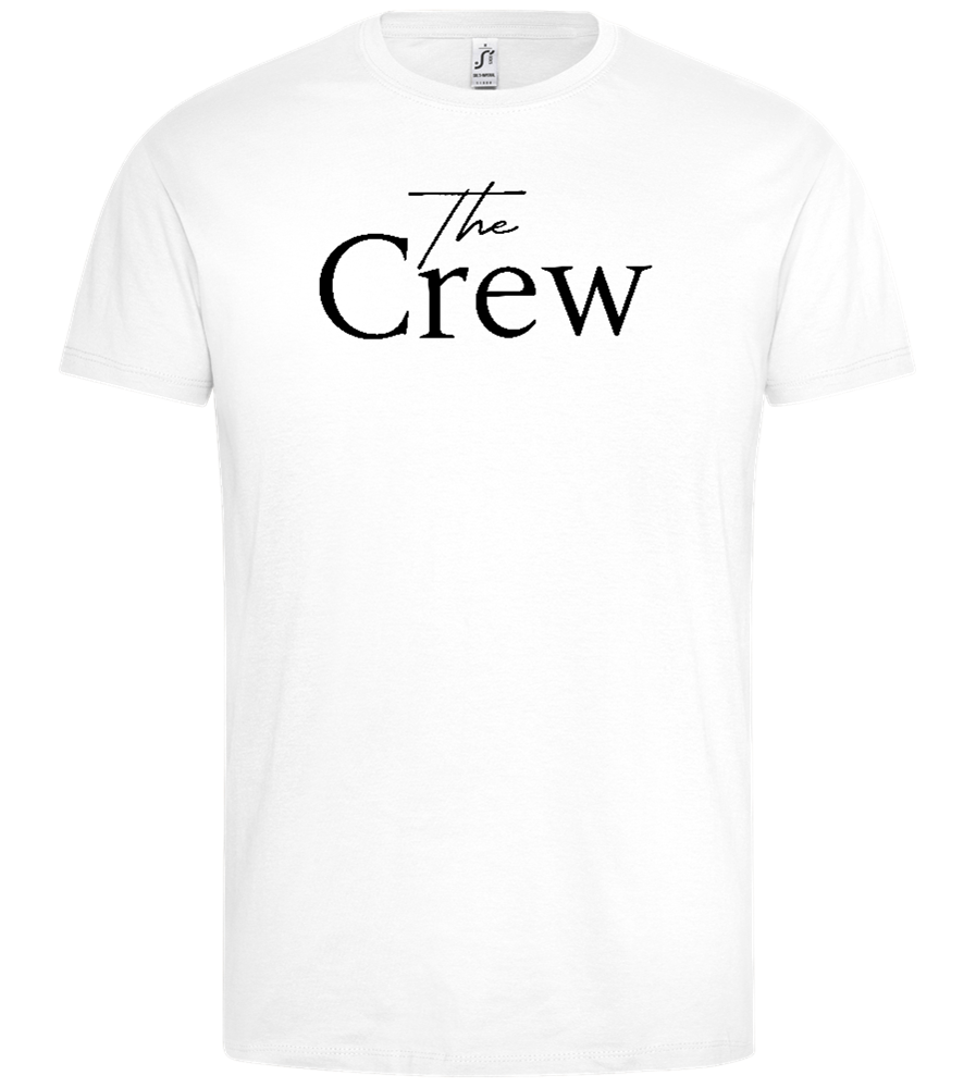 It's The Crew - Premium men's t-shirt_WHITE_front