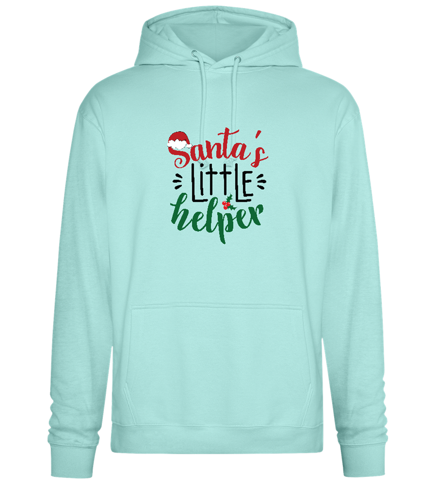 Santa's Helper Design - Premium Essential Unisex Hoodie_ARCTIC BLUE_front