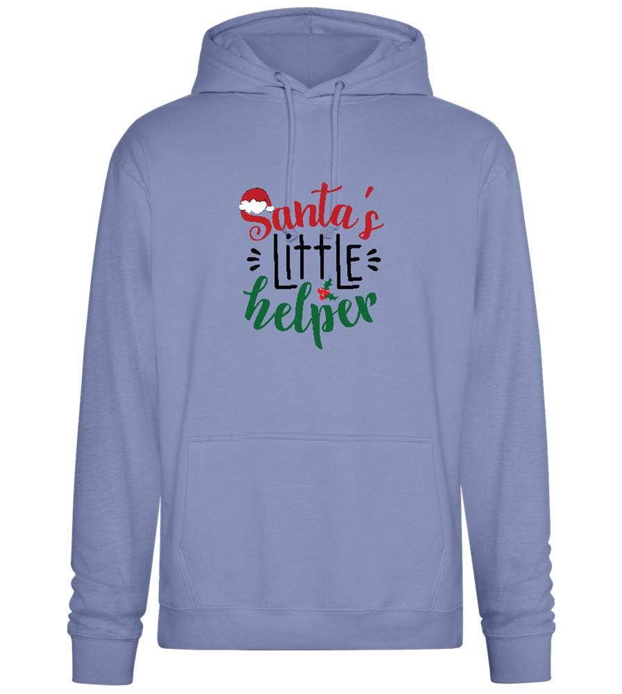 Santa's Helper Design - Premium Essential Unisex Hoodie_BLUE_front