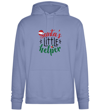 Santa's Helper Design - Premium Essential Unisex Hoodie_BLUE_front