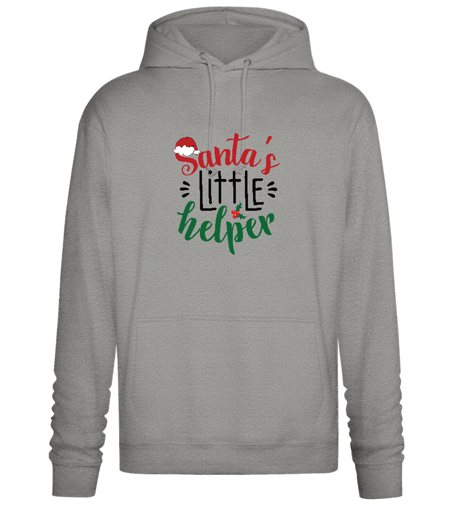 Santa's Helper Design - Premium Essential Unisex Hoodie_ORION GREY II_front