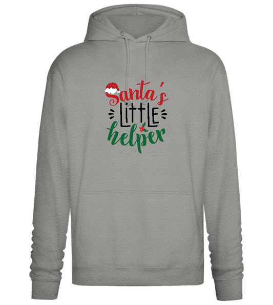 Santa's Helper Design - Premium Essential Unisex Hoodie_ORION GREY II_front